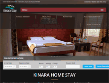 Tablet Screenshot of kinarastay.com